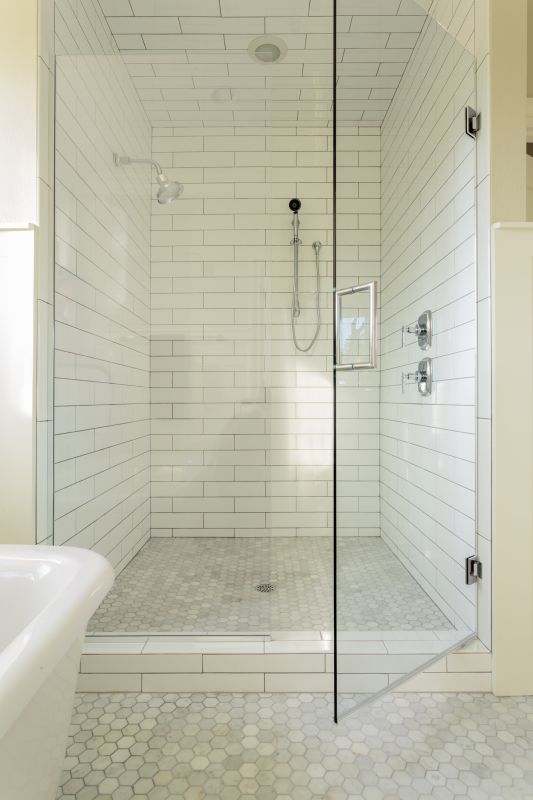 Minimalist Walk-In Shower